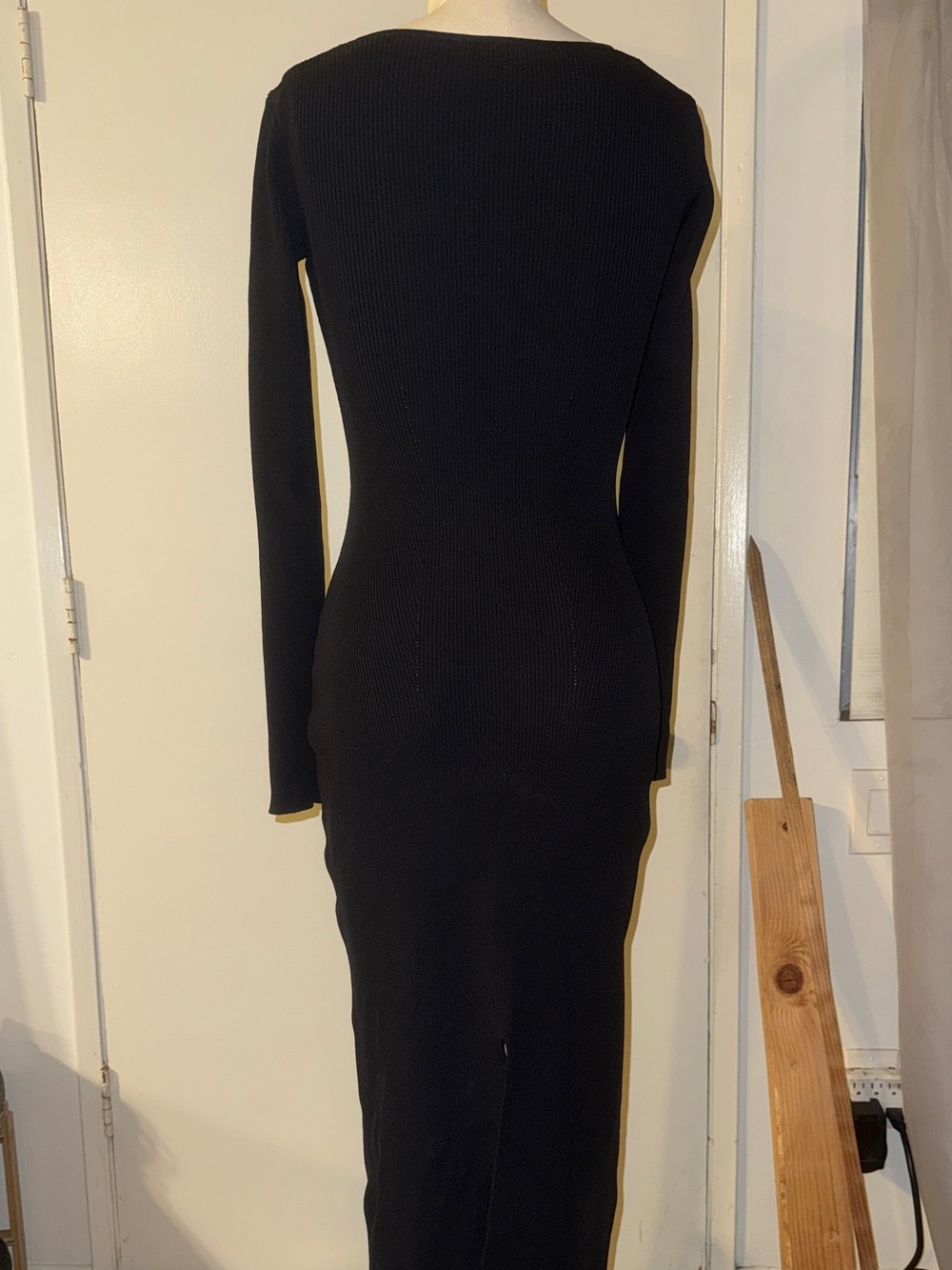STAUD Silhouette Long-Sleeve Maxi Dress - Picture 4 of 6
